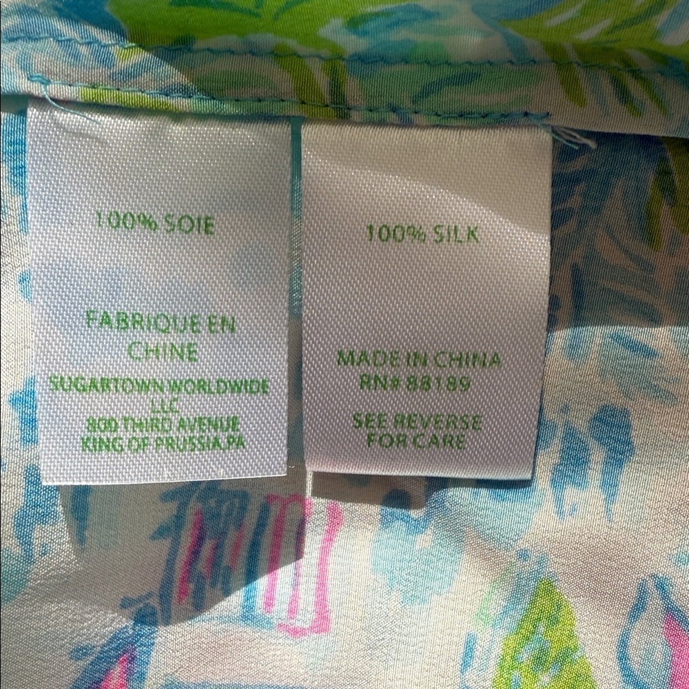 Lilly Pulitzer Pastel Floral Sheer Top - Picture 7 of 11